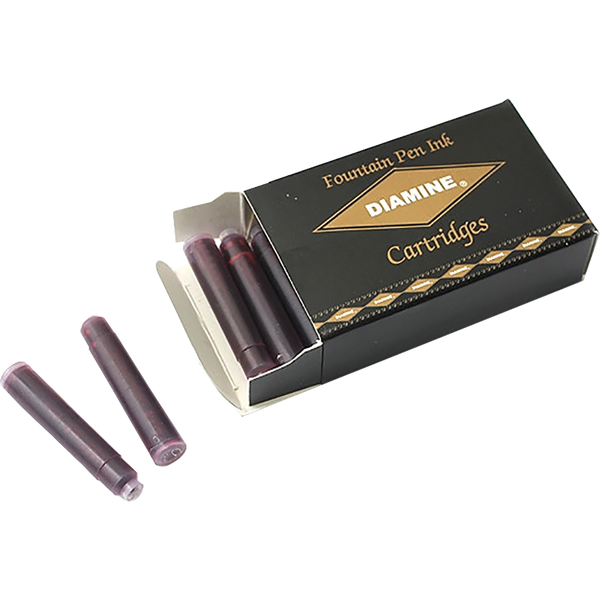 Diamine Maroon Ink Cartridges 18/pk-Pen Boutique Ltd