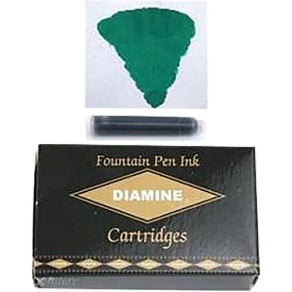 Diamine Woodland Green Ink Cartridges 18/pk-Pen Boutique Ltd