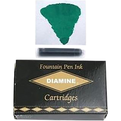 Diamine Woodland Green Ink Cartridges 18/pk-Pen Boutique Ltd