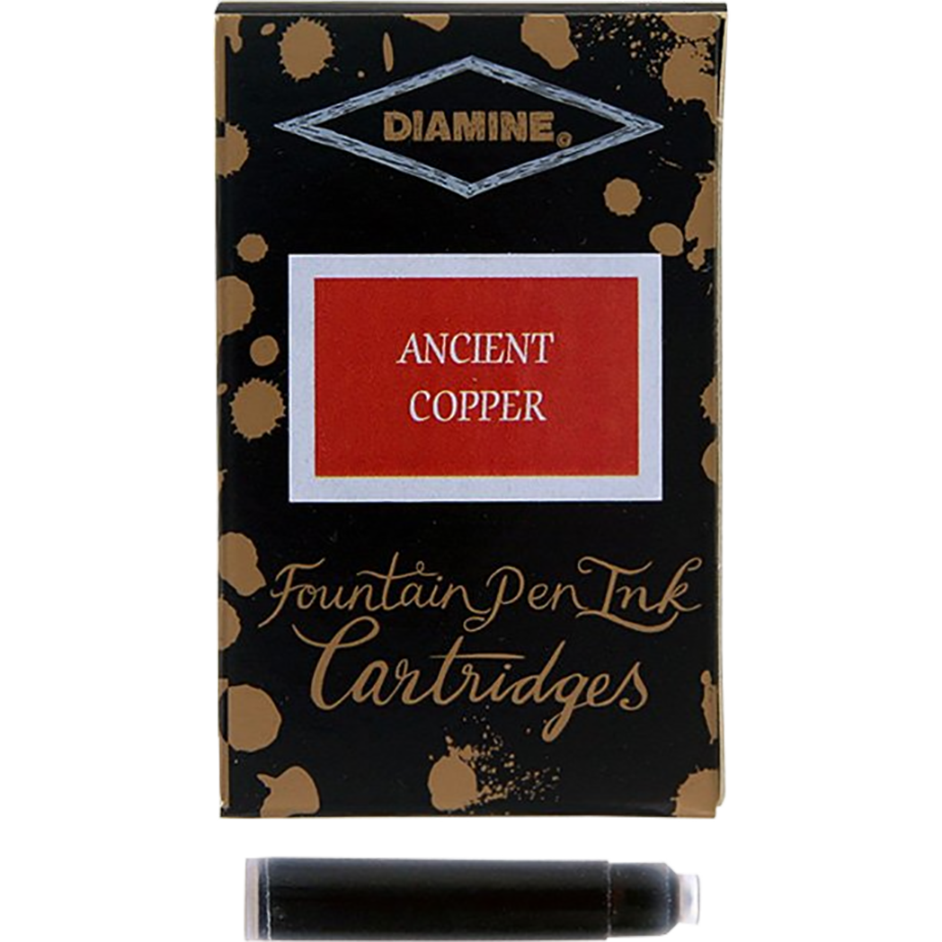 Diamine Ancient Copper Ink Cartridges 18/pk - Main Image