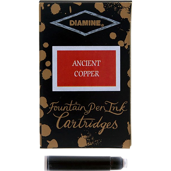 Diamine Ancient Copper Ink Cartridges 18/pk-Pen Boutique Ltd