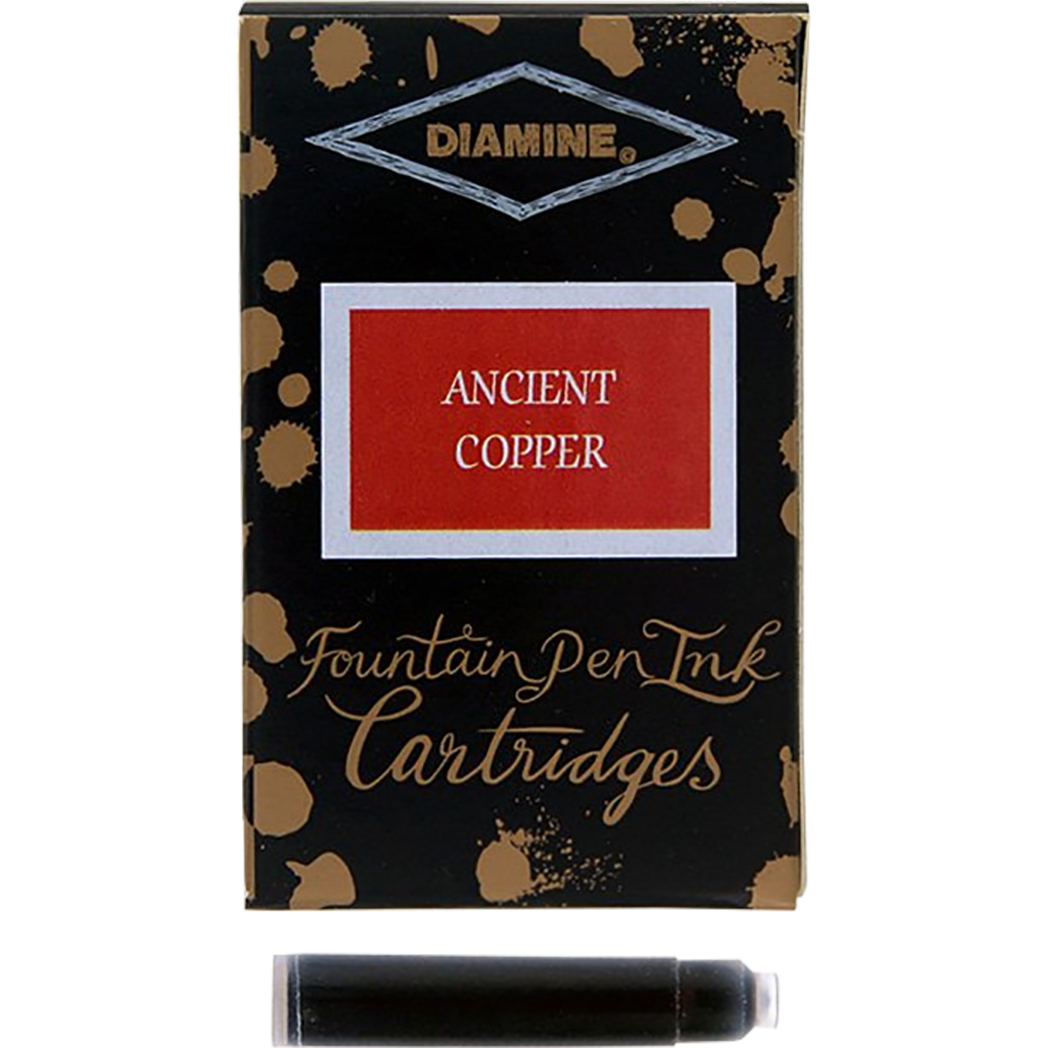 Diamine Ancient Copper Ink Cartridges 18/pk-Pen Boutique Ltd
