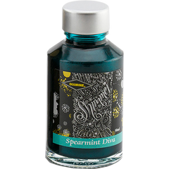 Diamine Shimmer Ink 50 ml Spearmint Diva - Silver shimmer-Pen Boutique Ltd