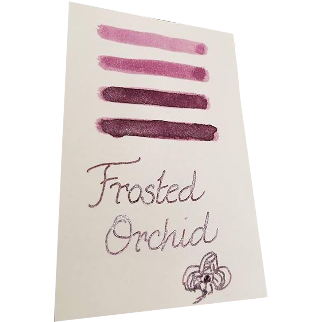 Diamine Shimmer Ink 50 ml Frosted Orchid - Silver shimmer-Pen Boutique Ltd