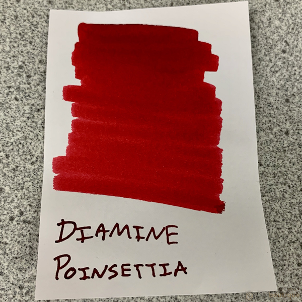 Diamine Standard Ink Bottle - Poinsettia-Pen Boutique Ltd