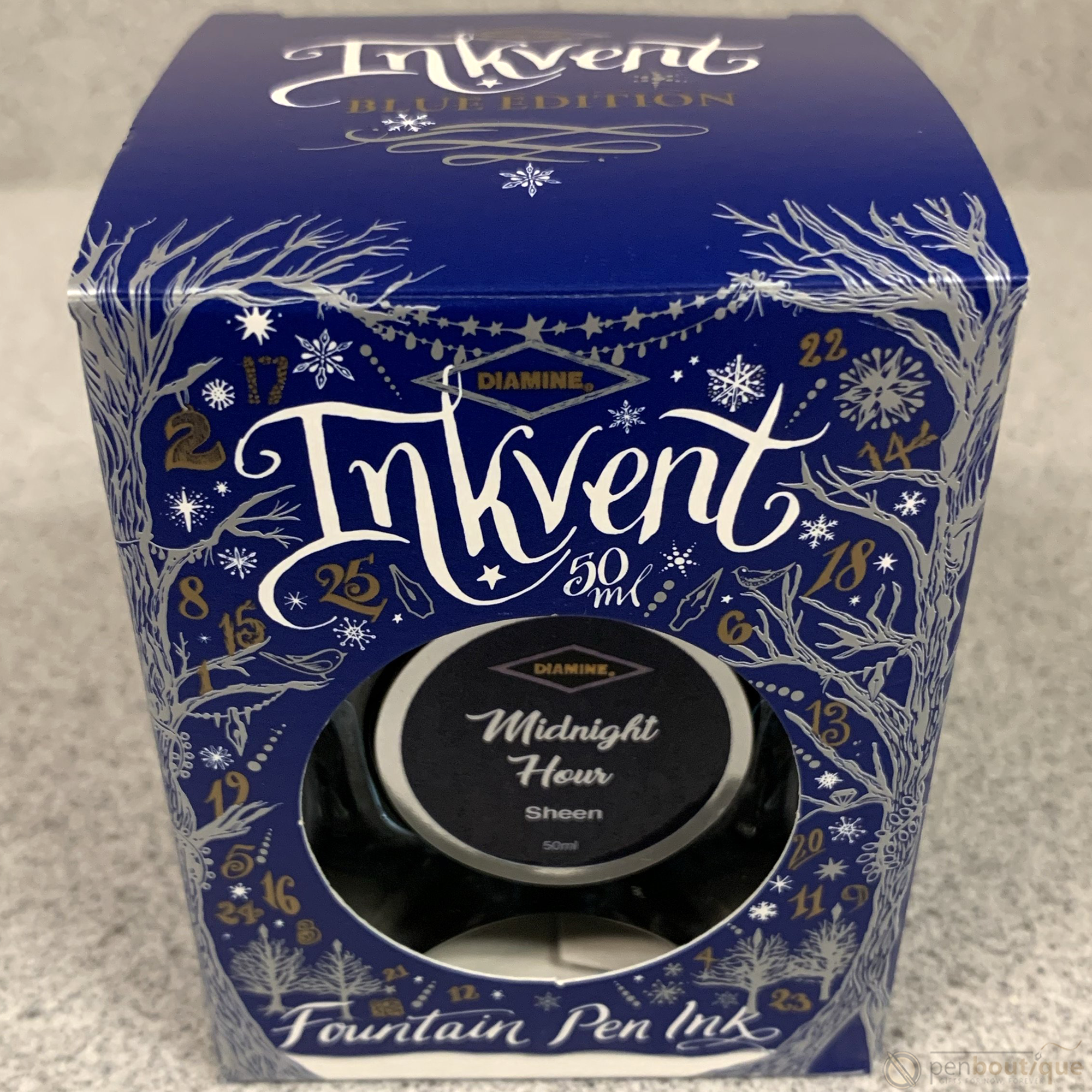 Diamine Sheen Ink Bottle - Midnight Hour-Pen Boutique Ltd