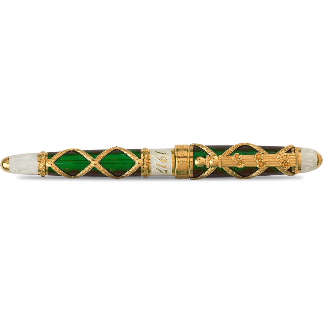 David Oscarson Russian Imperial Emerald Limited Edition Rollerball Pen-Pen Boutique Ltd