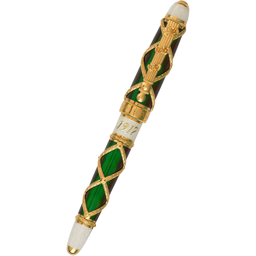 David Oscarson Russian Imperial Emerald Limited Edition Rollerball Pen-Pen Boutique Ltd