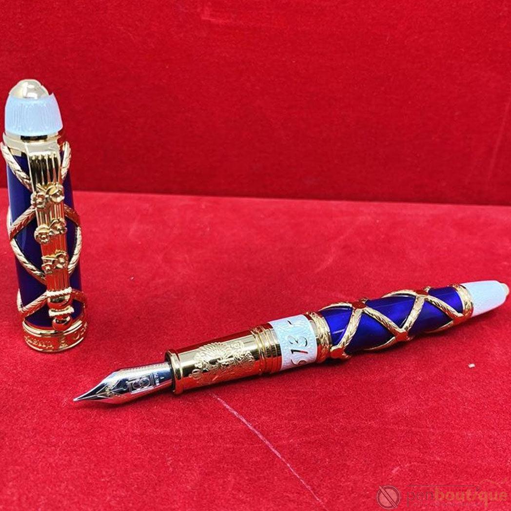 David Oscarson Russian Imperial Sapphire Limited Edition Fountain Pen-Pen Boutique Ltd
