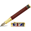 David Oscarson Magna Carta Fountain Pen - Translucent Ruby-Pen Boutique Ltd