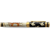 David Oscarson Alfred Bernhard Nobel Rollerball Pen - White Gold w/ White Barrel-Pen Boutique Ltd