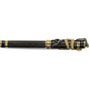 David Oscarson Black Water Snake Rollerball Pen - Translucent Black Moss and Opaque Black Hard Enamel w/ Gold Vermeil-Pen Boutique Ltd