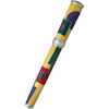 David Oscarson 15th Anniversary/American Art Deco Rollerball Pen - Translucent Amber with Multi-colored Enamel-Pen Boutique Ltd