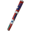 David Oscarson 15th Anniversary/American Art Deco Rollerball Pen - Translucent Ruby Red-Pen Boutique Ltd