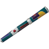 David Oscarson 15th Anniversary/American Art Deco Rollerball Pen - Translucent Teal with Multi-colored Enamel-Pen Boutique Ltd