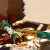 David Oscarson Koi Hard Enamel Translucent Teal Fountain Pen-Pen Boutique Ltd