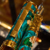 David Oscarson Koi Hard Enamel Translucent Teal Fountain Pen-Pen Boutique Ltd