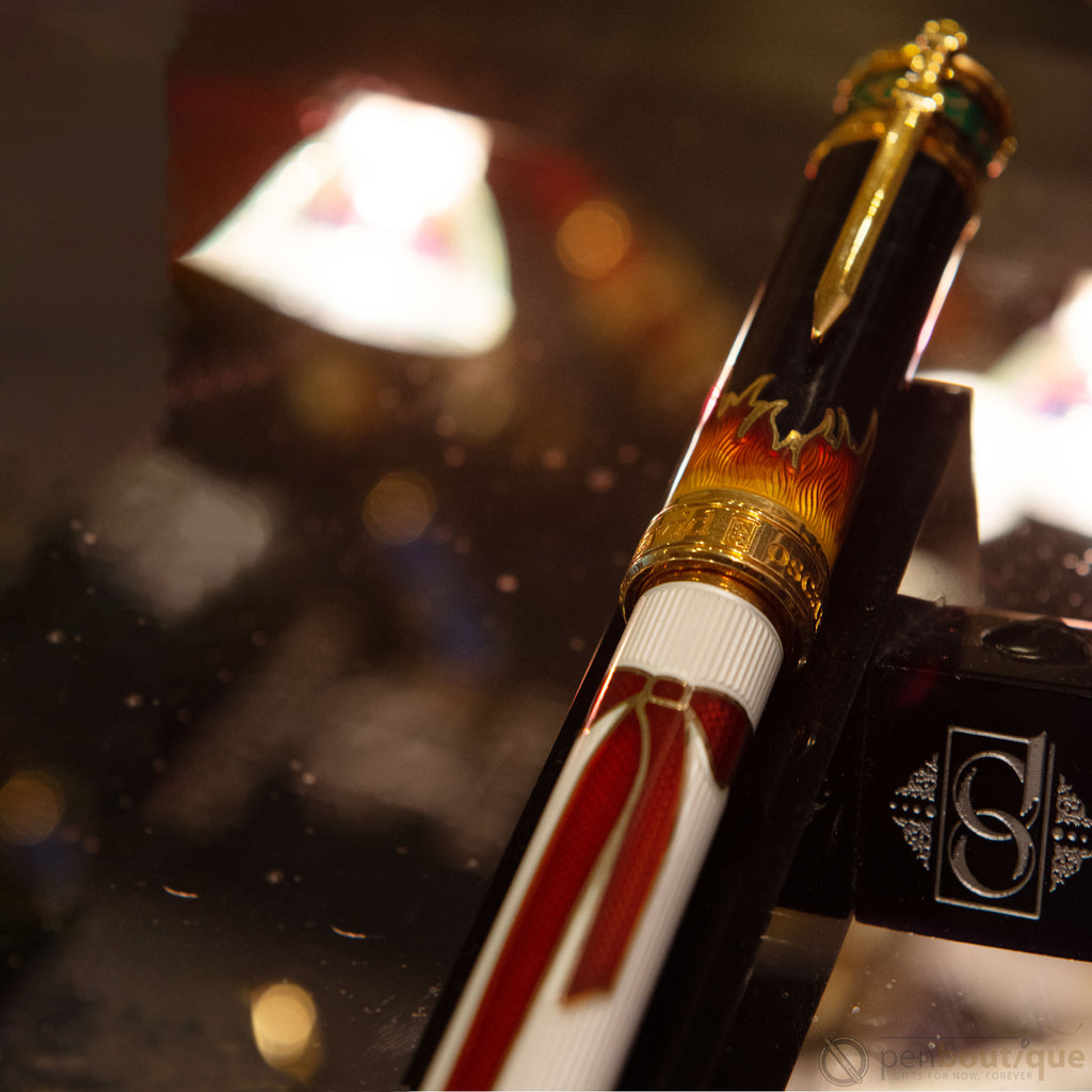 David Oscarson Sankta Lucia Fountain Pen - Translucent Black-Pen Boutique Ltd