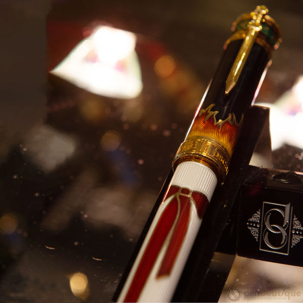 David Oscarson Sankta Lucia Rollerball Pen - Translucent Black-Pen Boutique Ltd