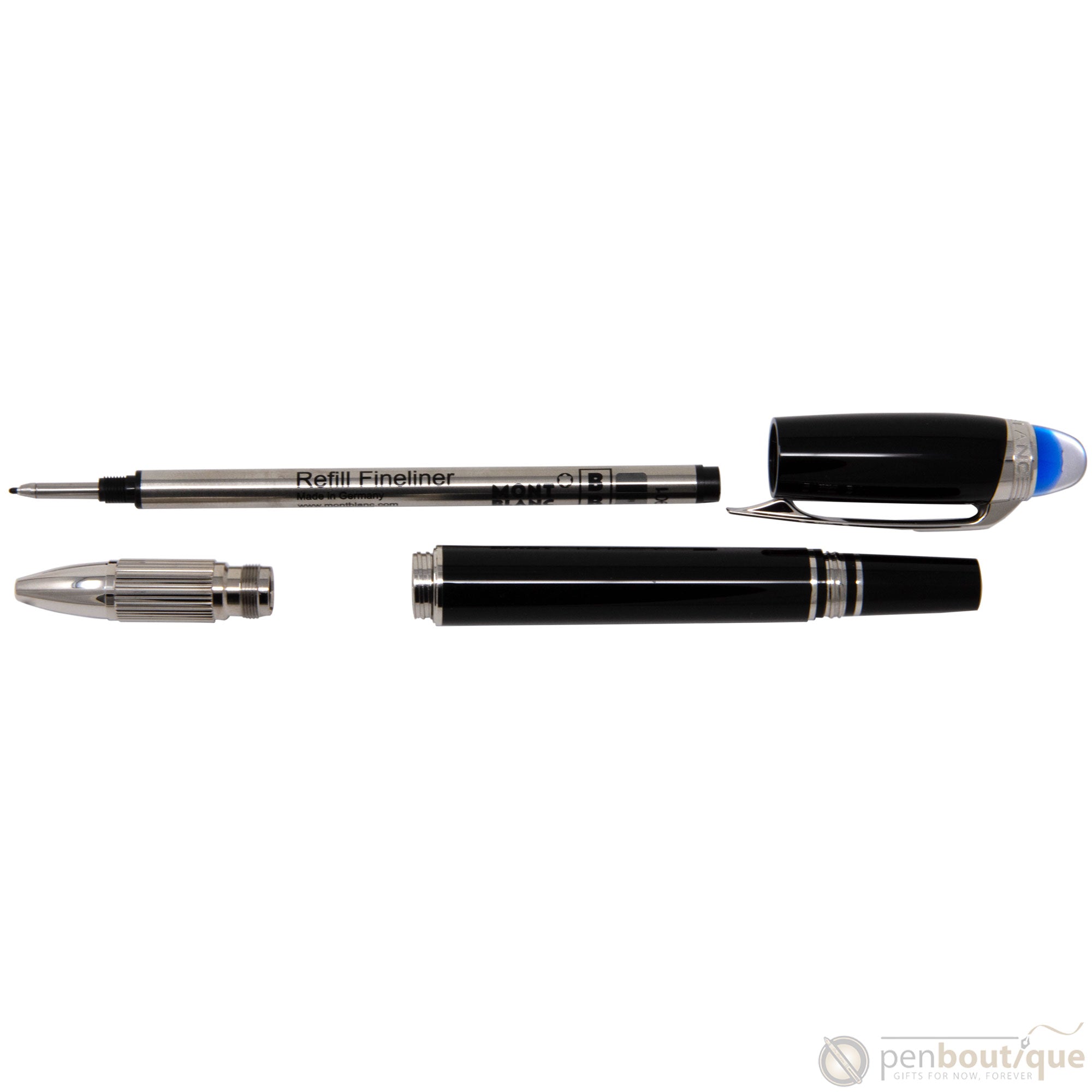 Montblanc StarWalker Fineliner Pen - Black-Pen Boutique Ltd