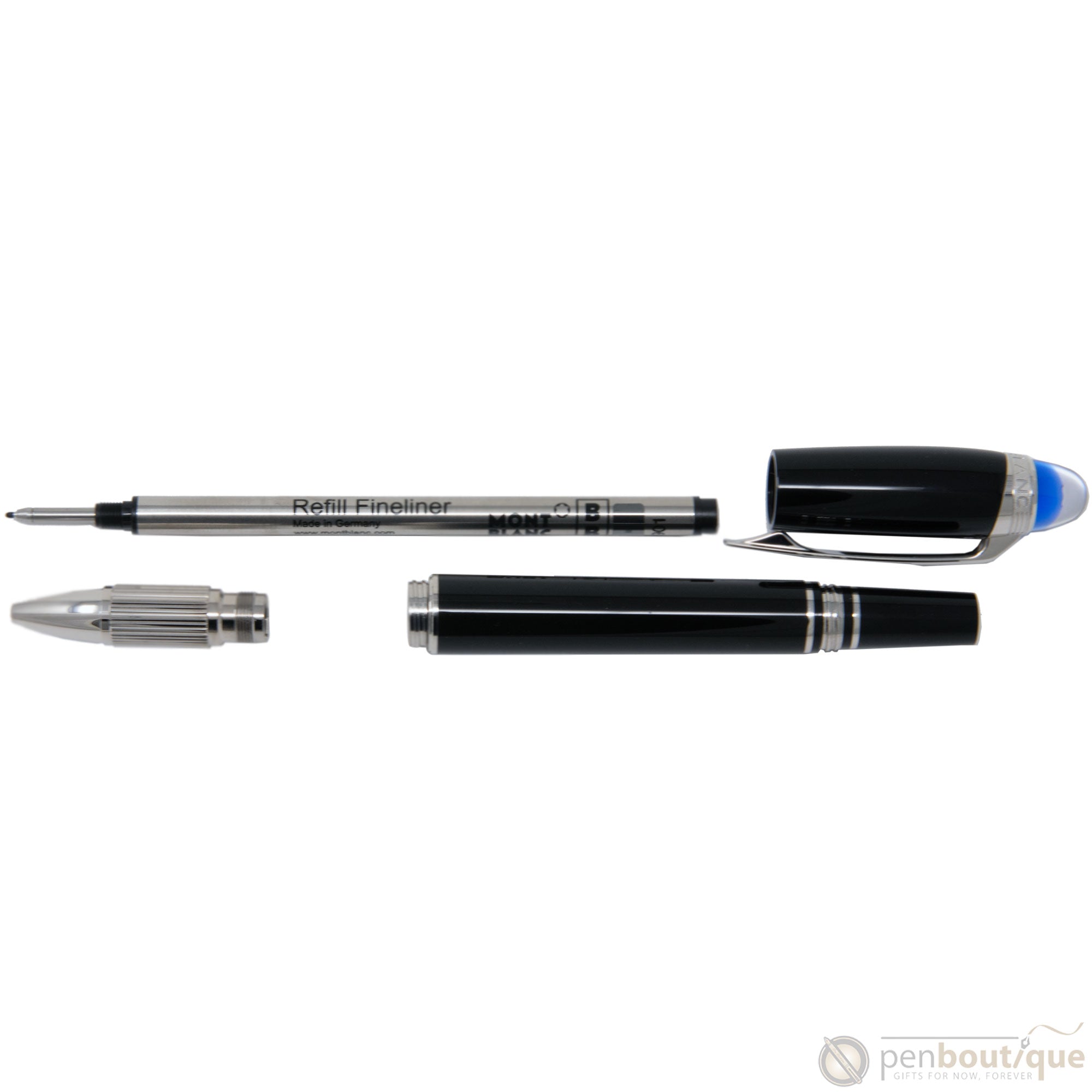Montblanc StarWalker Fineliner Pen - Black-Pen Boutique Ltd