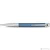 S T Dupont D-Initial Ballpoint Pen - Shark Blue-Pen Boutique Ltd