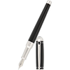 S T Dupont Line D Fountain Pen - Derby - Palladium Trim-Pen Boutique Ltd