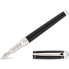 S T Dupont Line D Fountain Pen - Derby - Palladium Trim-Pen Boutique Ltd