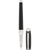 S T Dupont Line D Fountain Pen - Derby - Palladium Trim-Pen Boutique Ltd
