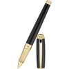 ST Dupont Line D Large Black with Gold Trim Rollerball Pen-Pen Boutique Ltd