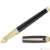 ST Dupont Line D Large Black with Gold Trim Rollerball Pen-Pen Boutique Ltd