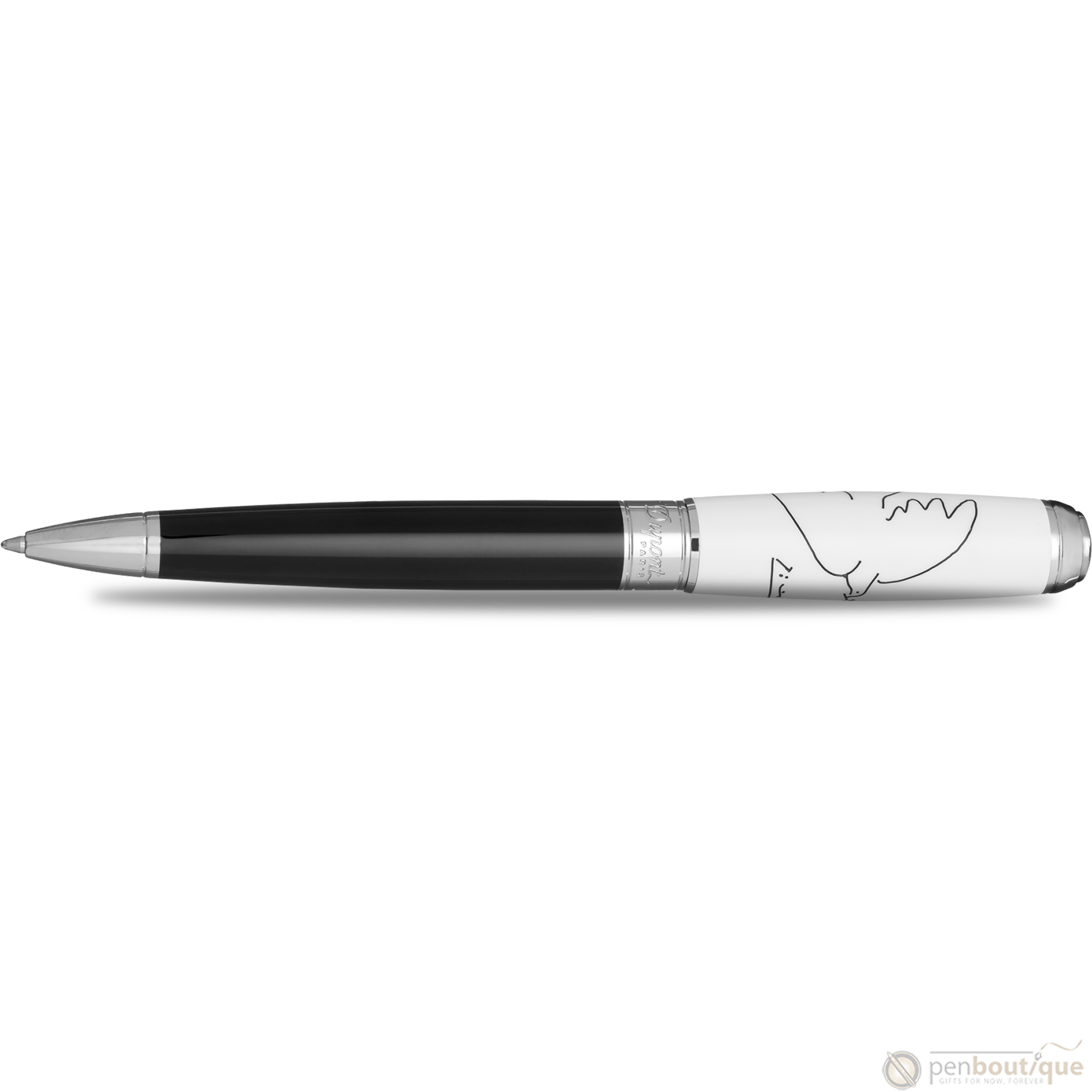 ST Dupont Line D Large Ballpoint Pen - Picasso Dove - Limited Edition-Pen Boutique Ltd
