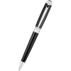 S T Dupont Line D Ballpoint Pen - Black - Palladium Trim-Pen Boutique Ltd