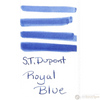 S T Dupont Bottled Ink - Royal Blue 50ml-Pen Boutique Ltd