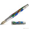 David Oscarson Harlequin Fountain Pen - Opalescent White/Pearl-Pen Boutique Ltd