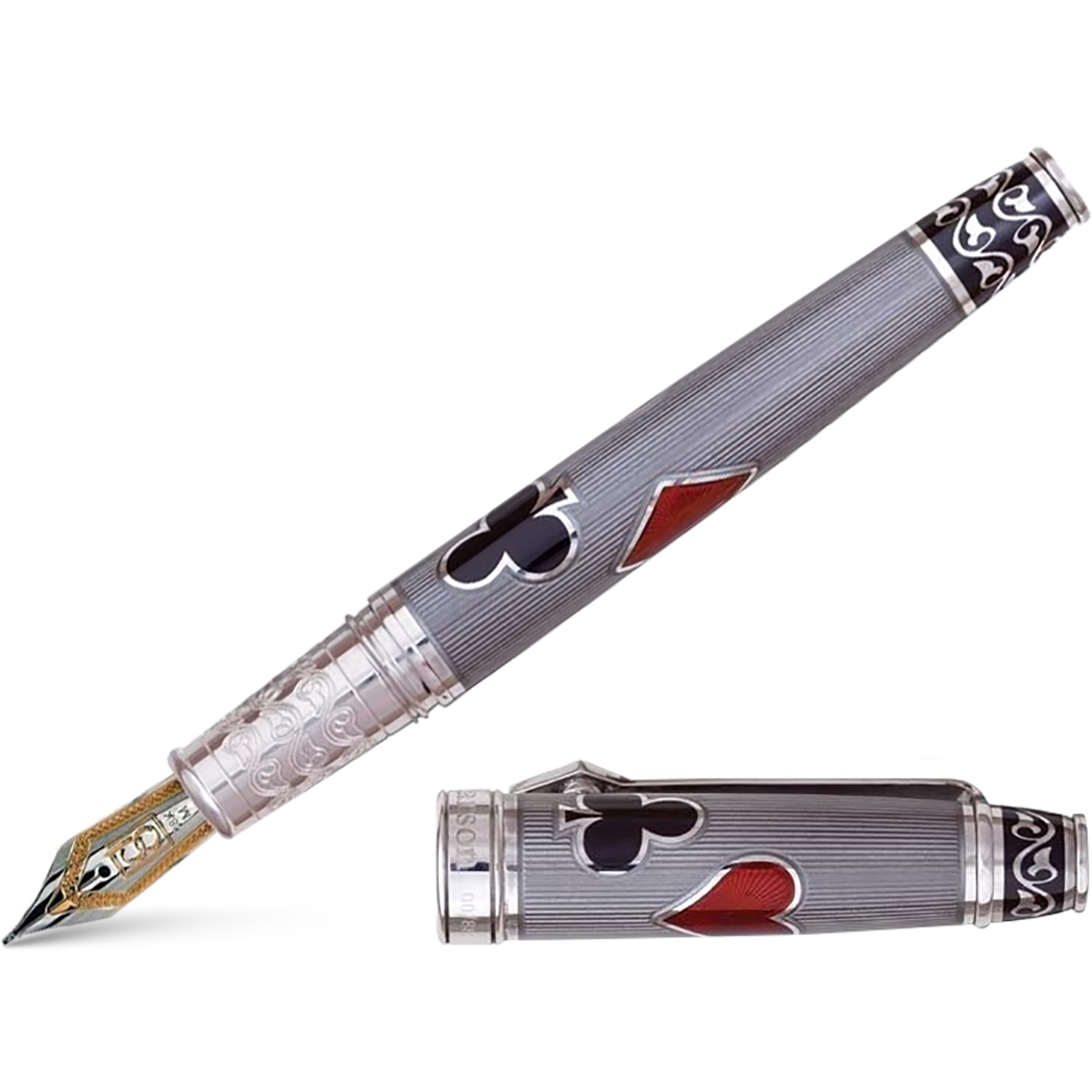 David Oscarson Les Quatre Couleurs Fountain Pen - Translucent Grey-Pen Boutique Ltd