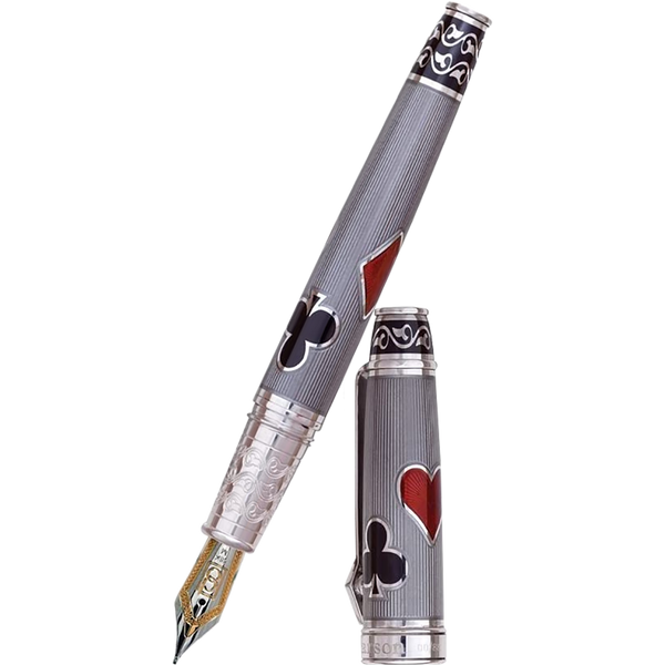 David Oscarson Les Quatre Couleurs Fountain Pen - Translucent Grey-Pen Boutique Ltd