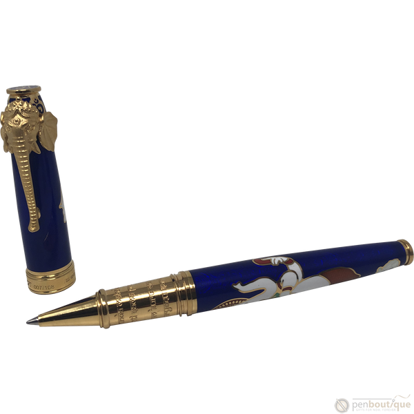 David Oscarson Lord Ganesha Rollerball Pen - Blue-Pen Boutique Ltd