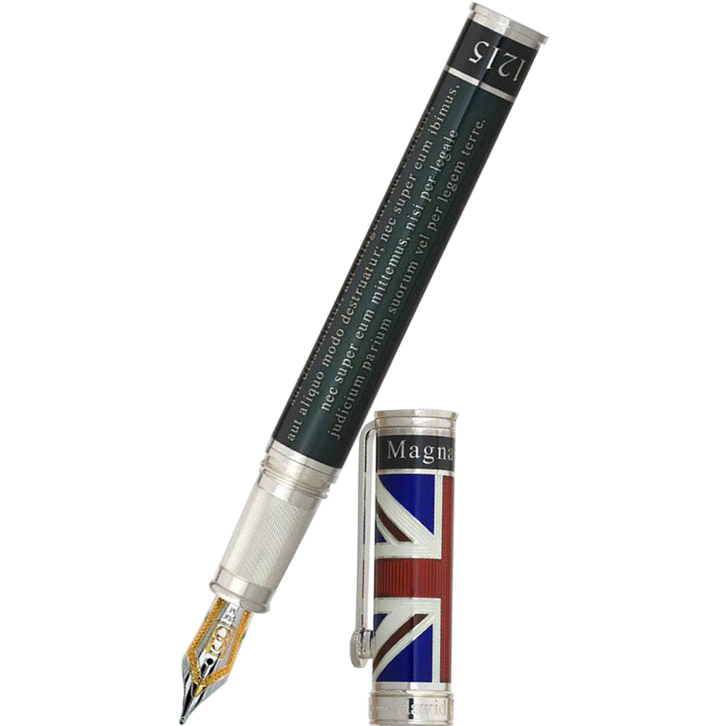 David Oscarson Magna Carta Fountain Pen - Translucent Black-Pen Boutique Ltd