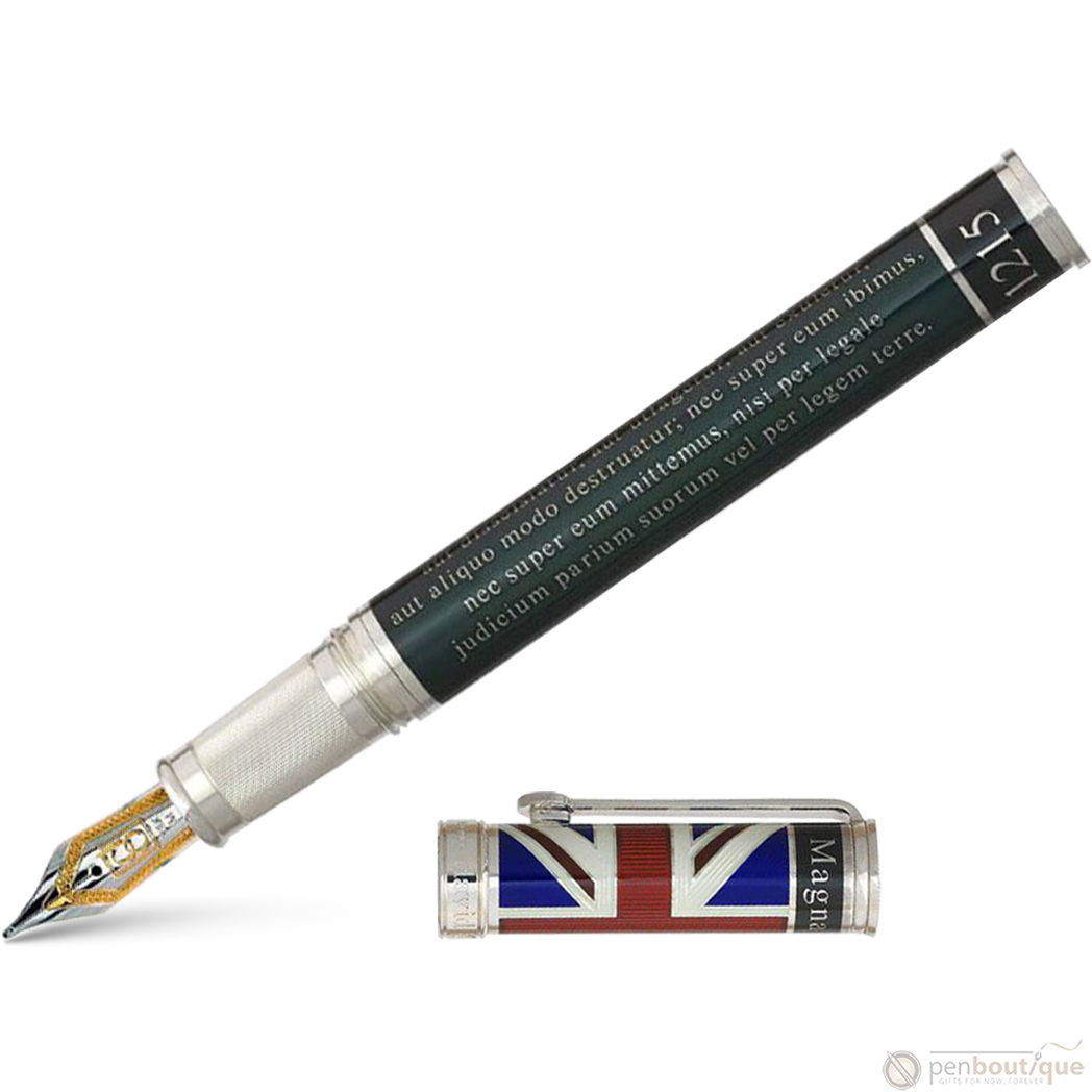 David Oscarson Magna Carta Fountain Pen - Translucent Black-Pen Boutique Ltd