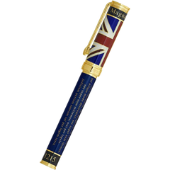 David Oscarson Magna Carta Rollerball Pen - Translucent Sapphire-Pen Boutique Ltd