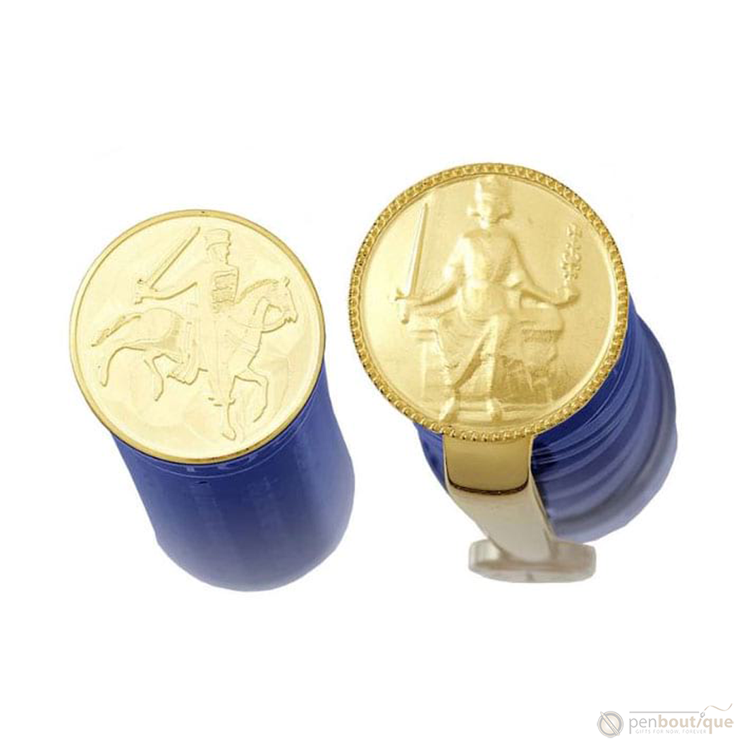 David Oscarson Magna Carta Rollerball Pen - Translucent Sapphire-Pen Boutique Ltd