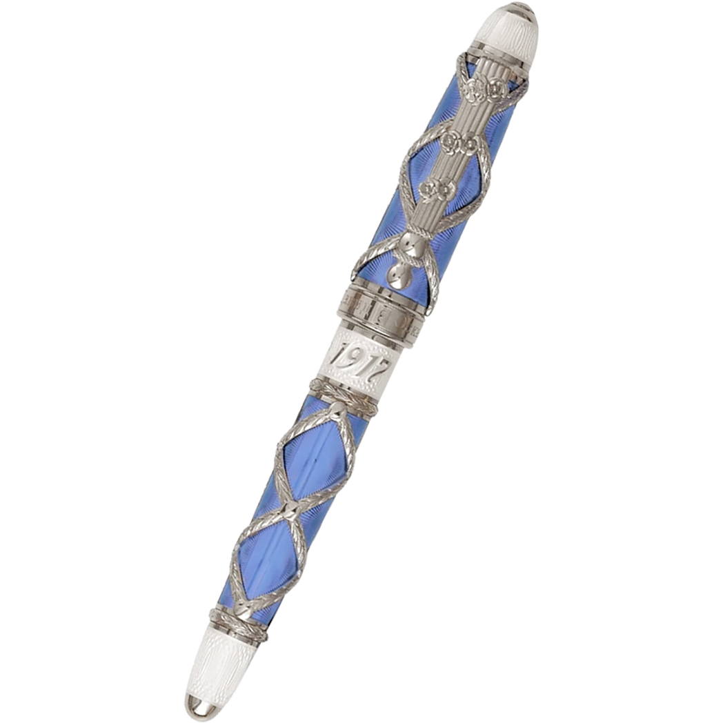 David Oscarson Russian Imperial Sky Blue Limited Edition Rollerball Pen-Pen Boutique Ltd