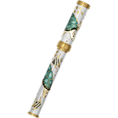 David Oscarson Sea Turtle Rollerball Pen - White-Pen Boutique Ltd