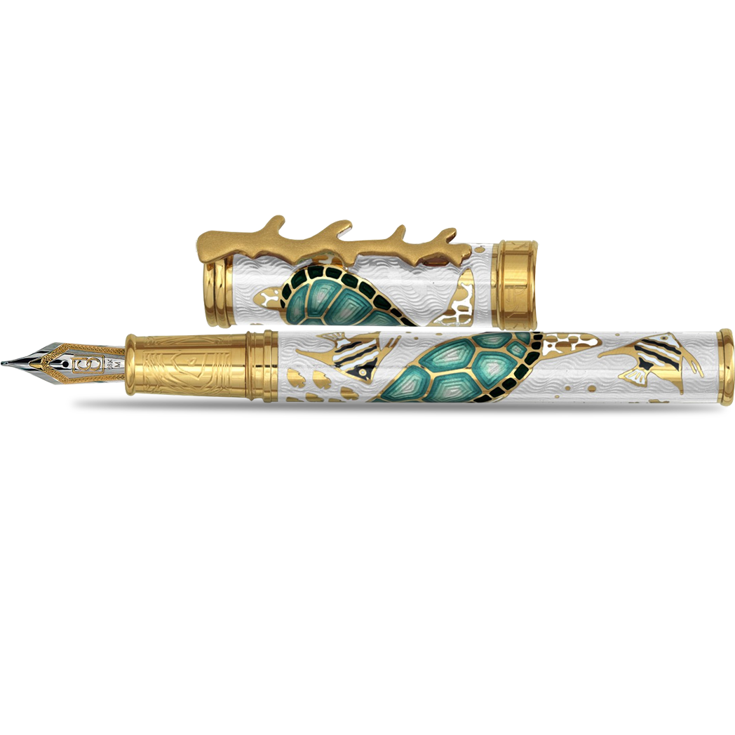 Ooly Fab Fountain Pen - Yellow Turtle