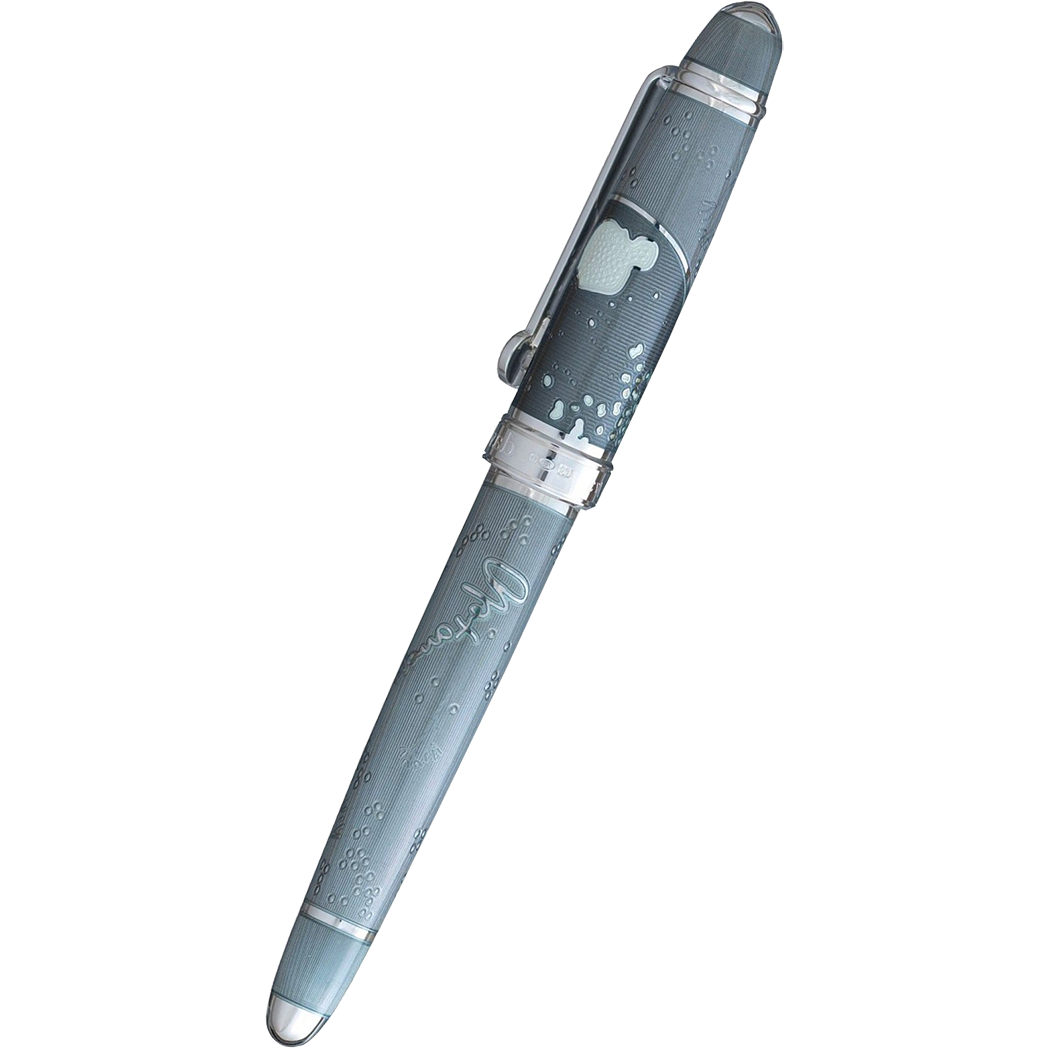 David Oscarson Sir Alexander Fleming Fountain Pen - Translucent Grey (Granite)-Pen Boutique Ltd
