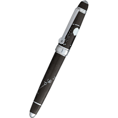 David Oscarson Sir Alexander Fleming Rollerball Pen - Translucent Black-Pen Boutique Ltd