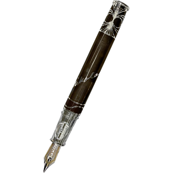 David Oscarson Tesla Fountain Pen - Translucent Mossy-Pen Boutique Ltd