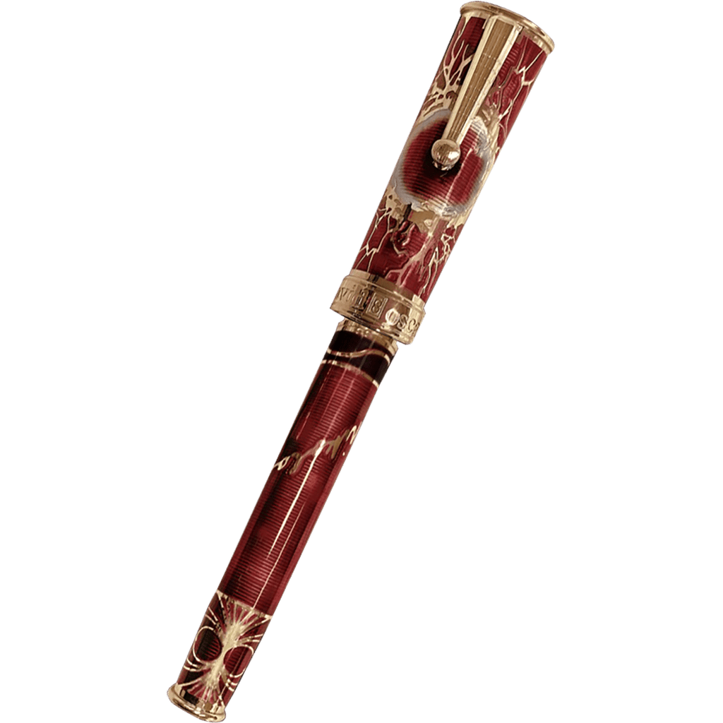 David Oscarson Tesla Rollerball Pen - Translucent Orange - Pen Boutique Ltd