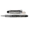 David Oscarson Trellis Rollerball Pen - Limited Edition - Black & White/Rhodium Vermeil-Pen Boutique Ltd